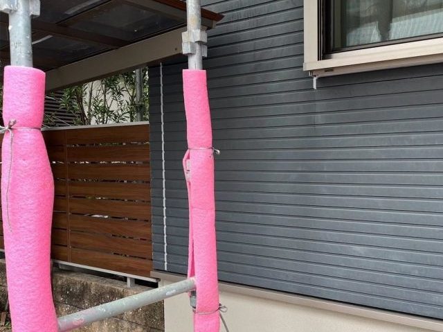 三木市の塗装前の外壁の状態